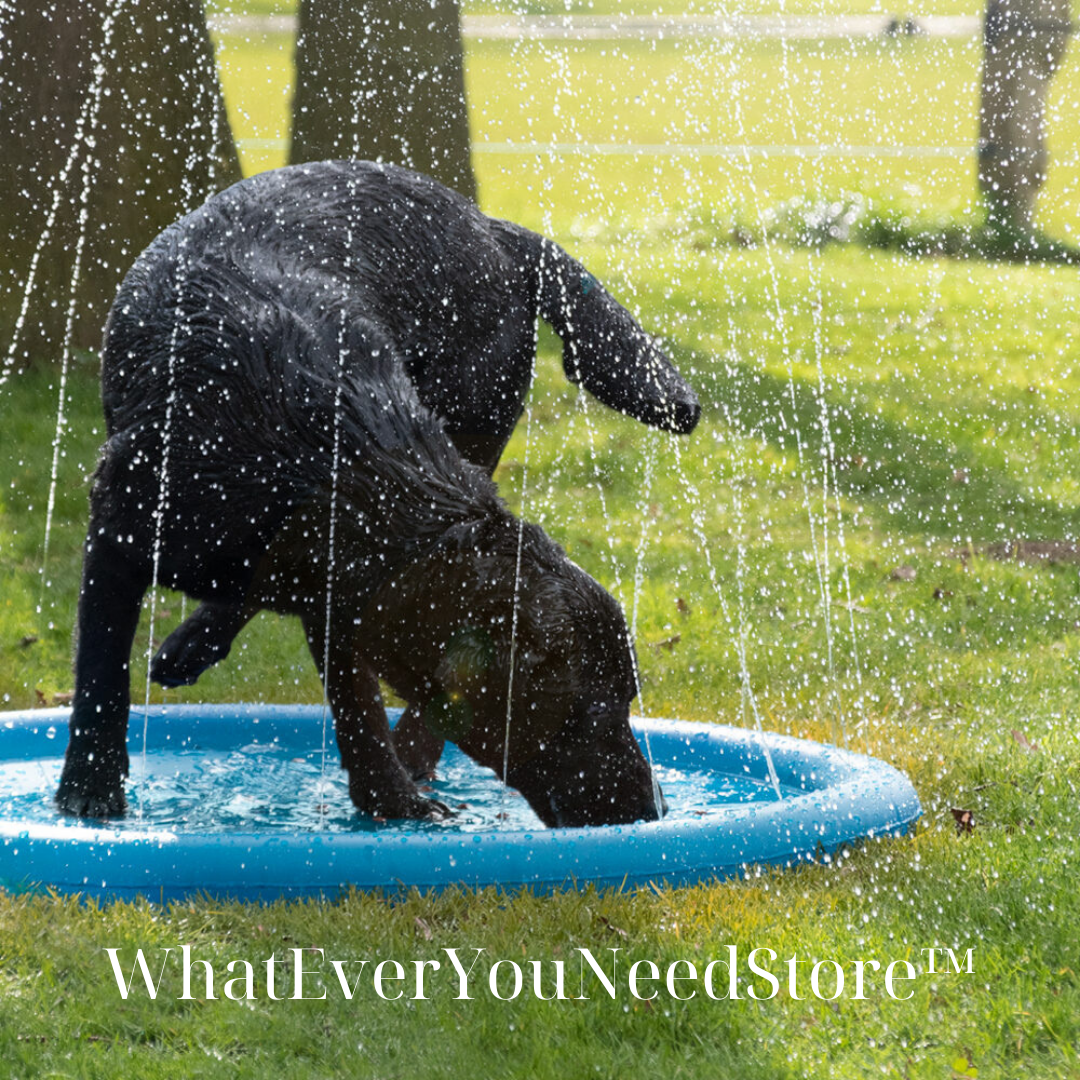 WhatEverYouNeedStore™Dog Sprinkler Pool