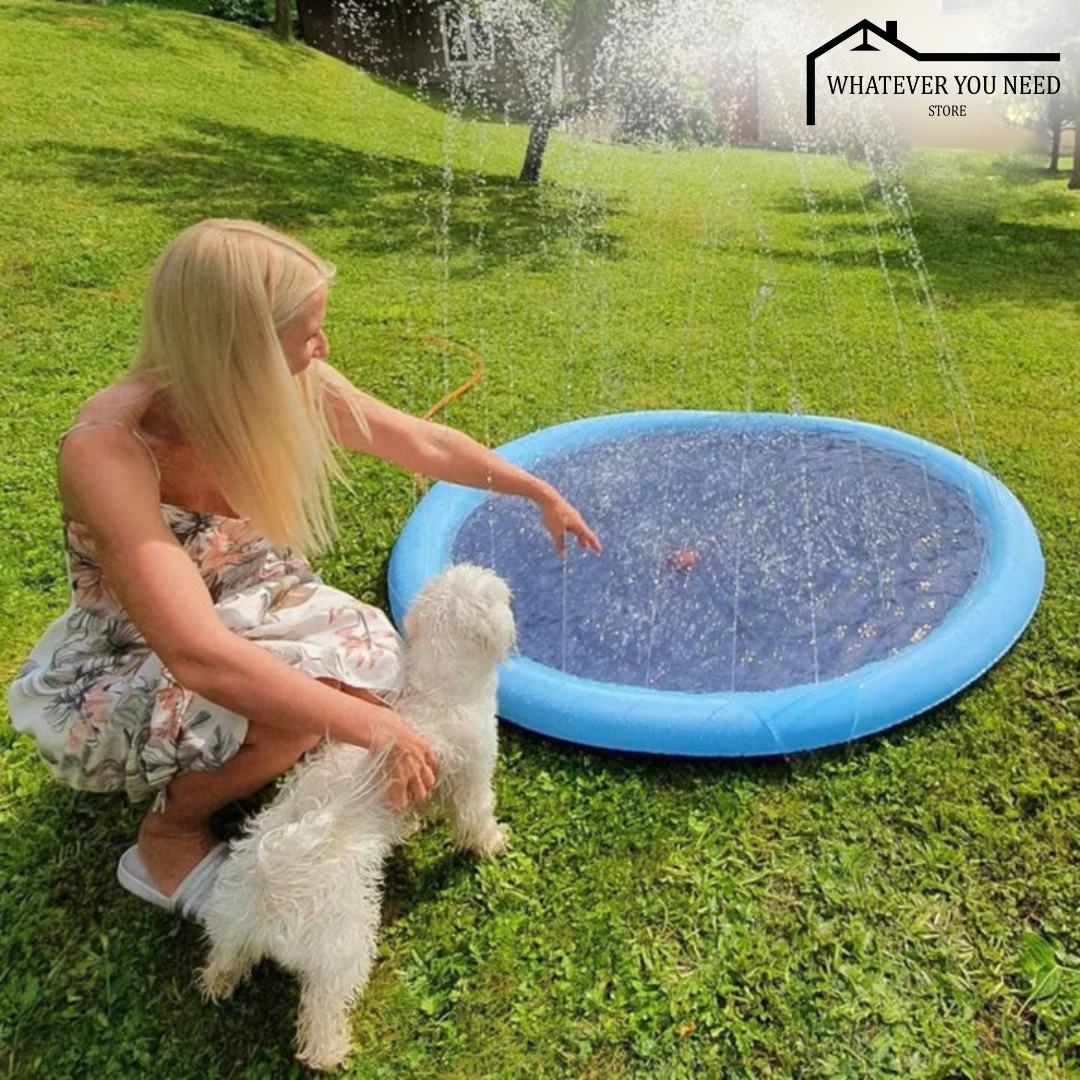 WhatEverYouNeedStore™Dog Sprinkler Pool